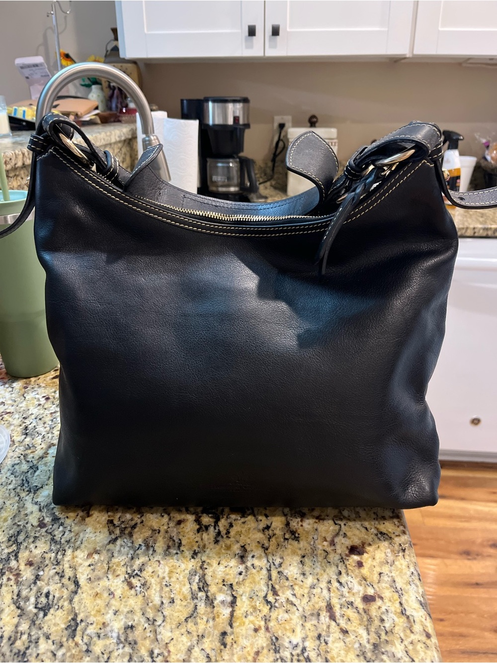Dooney&Bourke Florentine Vachetta Leather Lucy Hobo Handbag - Picture 2 of 9